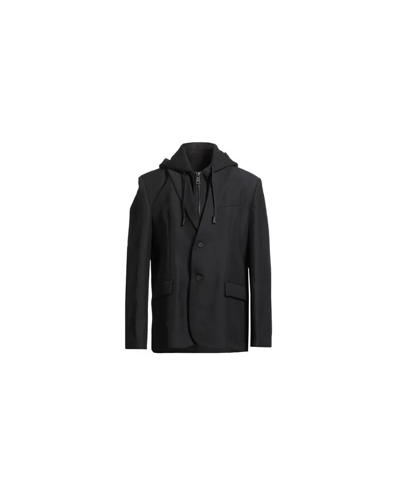 Versace Jeans JACKEN & MÄNTEL - Jacken und Anoraksauf YOOX.COM Schwarz