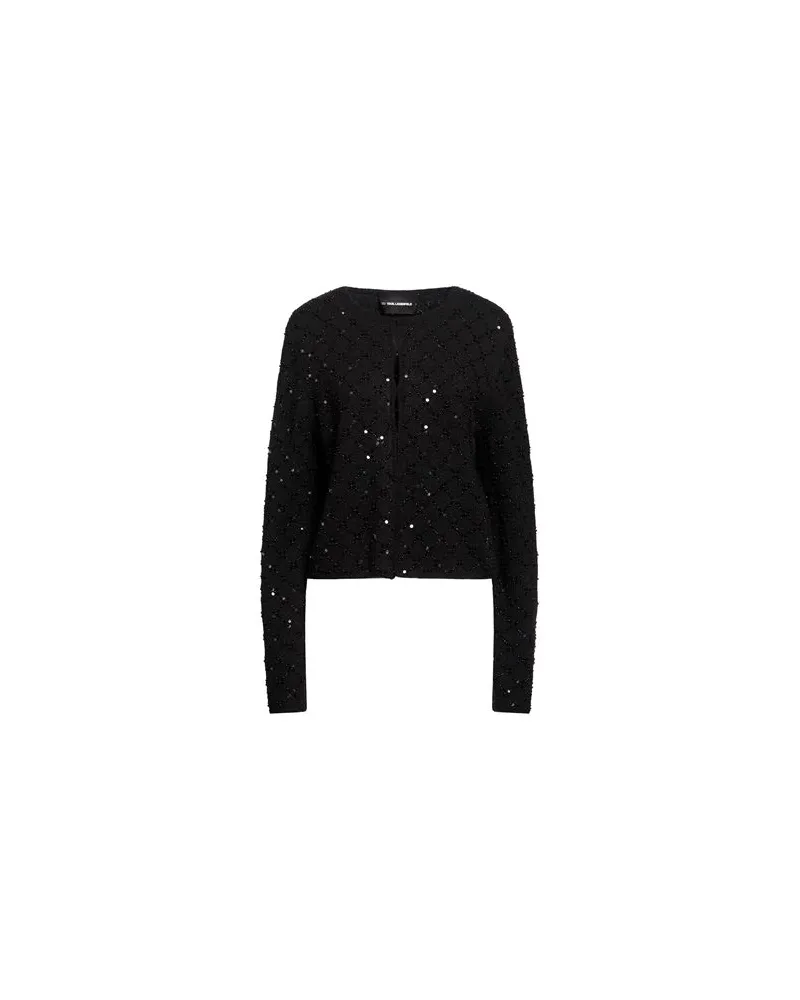 Karl Lagerfeld STRICKWAREN - Strickjackenauf YOOX.COM Schwarz