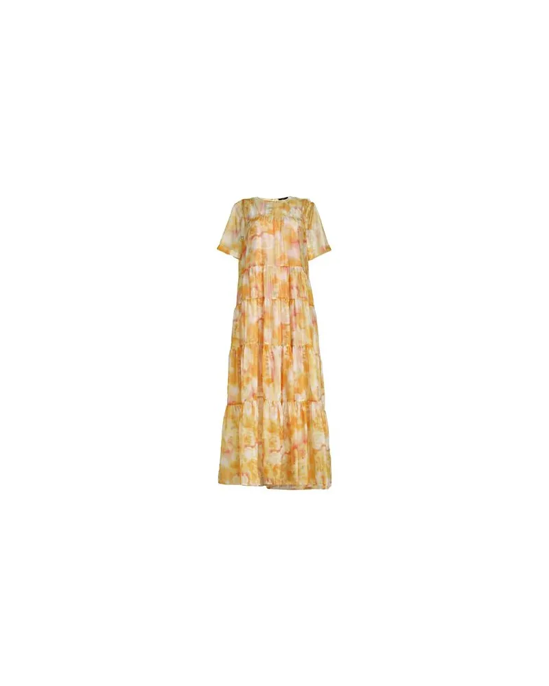 Actitude by Twinset KLEIDER - Maxi-Kleiderauf YOOX.COM Gelb