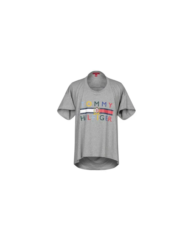 Tommy Hilfiger TOPS - T-shirtsauf YOOX.COM Hellgrau