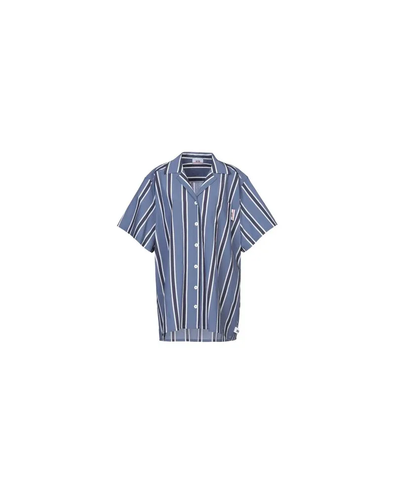 GCDS TOPS - Hemdenauf YOOX.COM Blaugrau