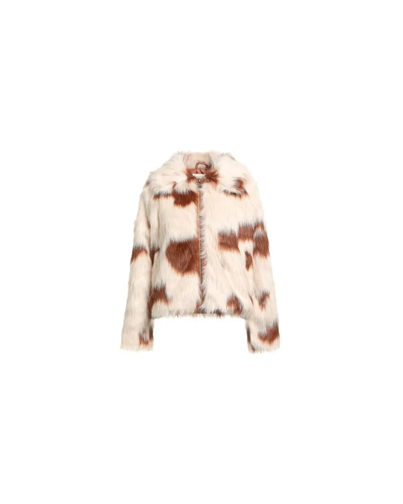 OOF WEAR JACKEN & MÄNTEL - Shearling- & Kunstfellauf YOOX.COM Beige
