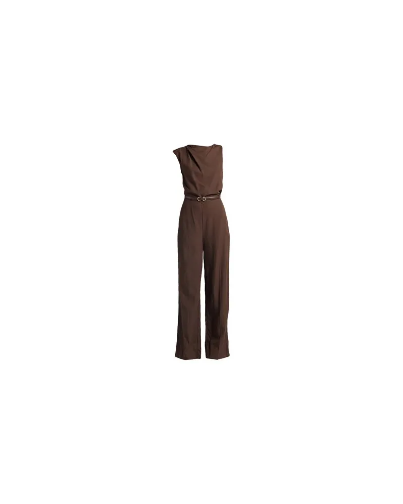 VICOLO OVERALLS - Jumpsuitsauf YOOX.COM Schokobraun