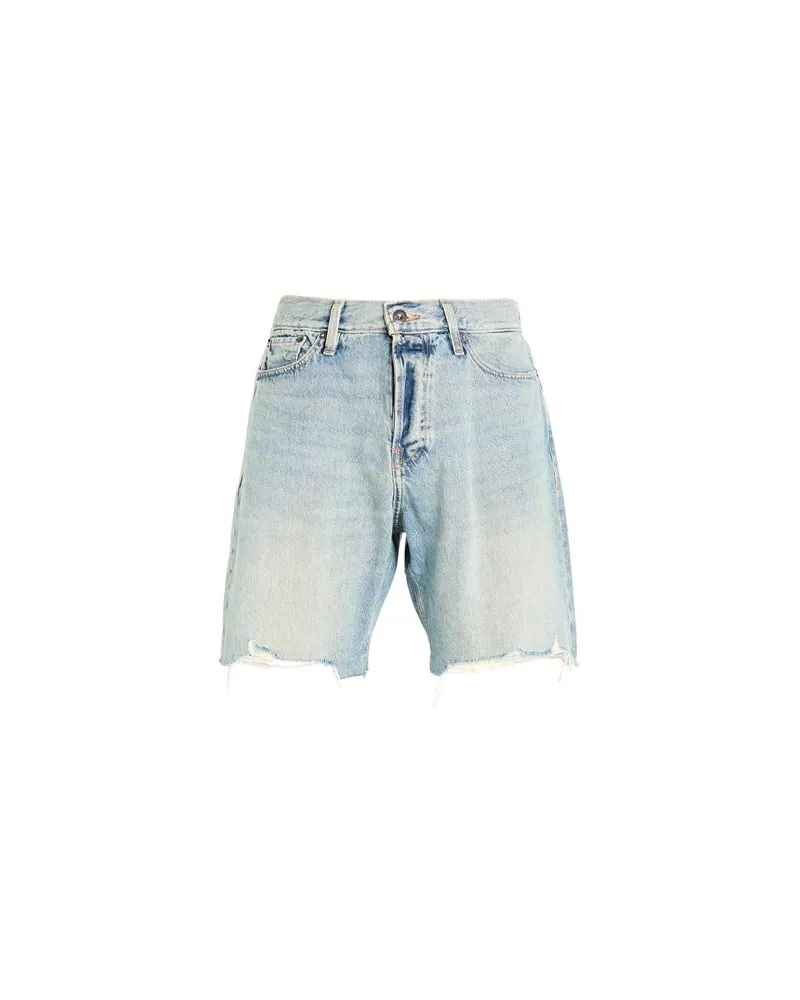 Jack & Jones HOSEN & RÖCKE - Jeansshortsauf YOOX.COM Blau