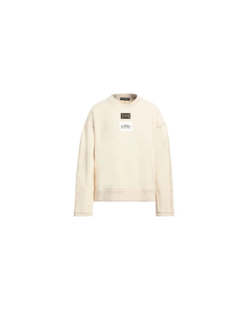 Dolce & Gabbana TOPS - Sweatshirtsauf YOOX.COM Cremeweiß
