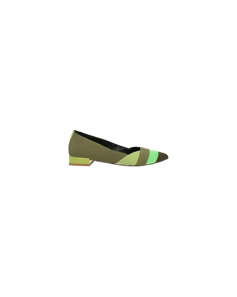 Daniele Ancarani SCHUHE - Ballerinasauf YOOX.COM Militärgrün
