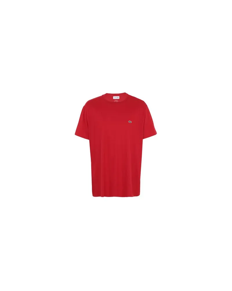 Lacoste TOPS - T-shirtsauf YOOX.COM Rot