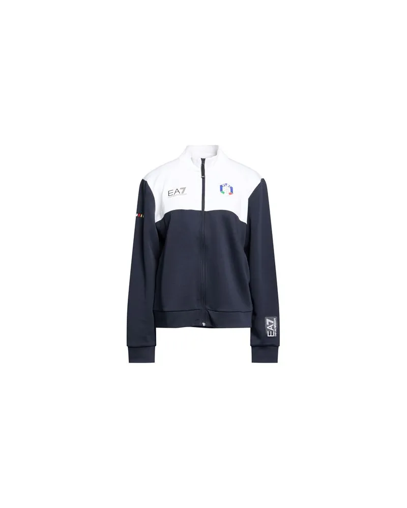 EA7 TOPS - Sweatshirtsauf YOOX.COM Marineblau