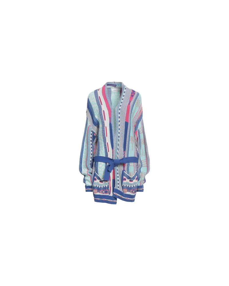Laneus STRICKWAREN - Strickjackenauf YOOX.COM Blau