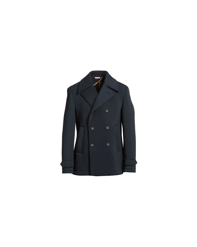 Manuel Ritz JACKEN & MÄNTEL - Mäntelauf YOOX.COM Marineblau