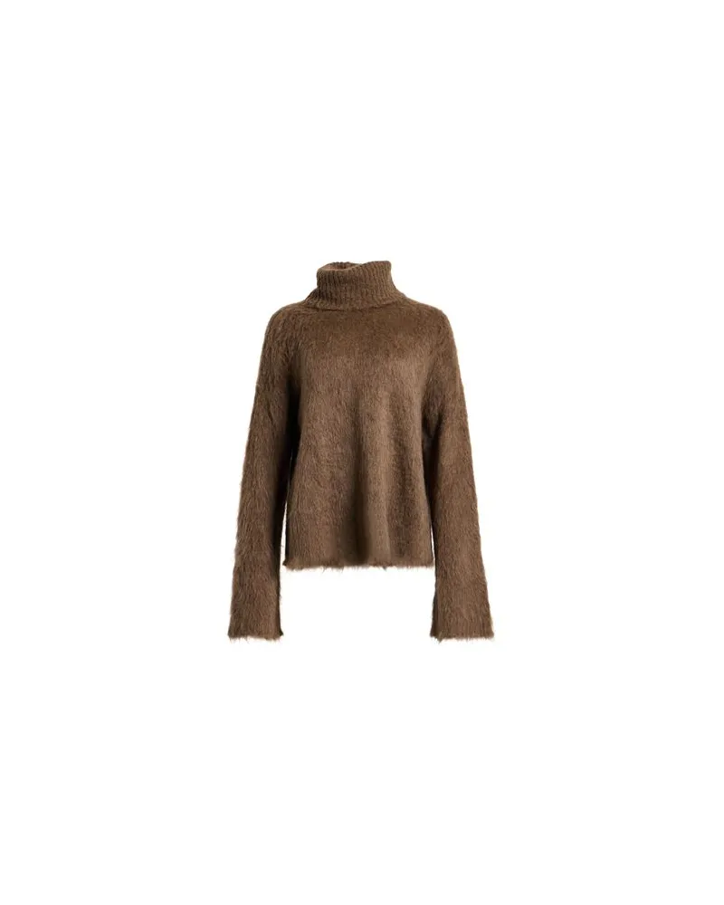Uma Wang STRICKWAREN - Rollkragenpulloverauf YOOX.COM Hellbraun