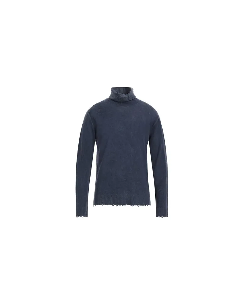 Daniele Alessandrini STRICKWAREN - Rollkragenpulloverauf YOOX.COM Taubenblau