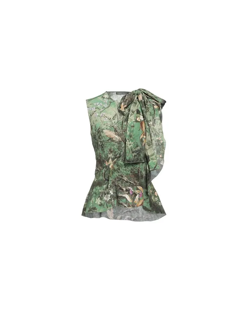 Alberta Ferretti TOPS - Topsauf YOOX.COM Smaragdgrün