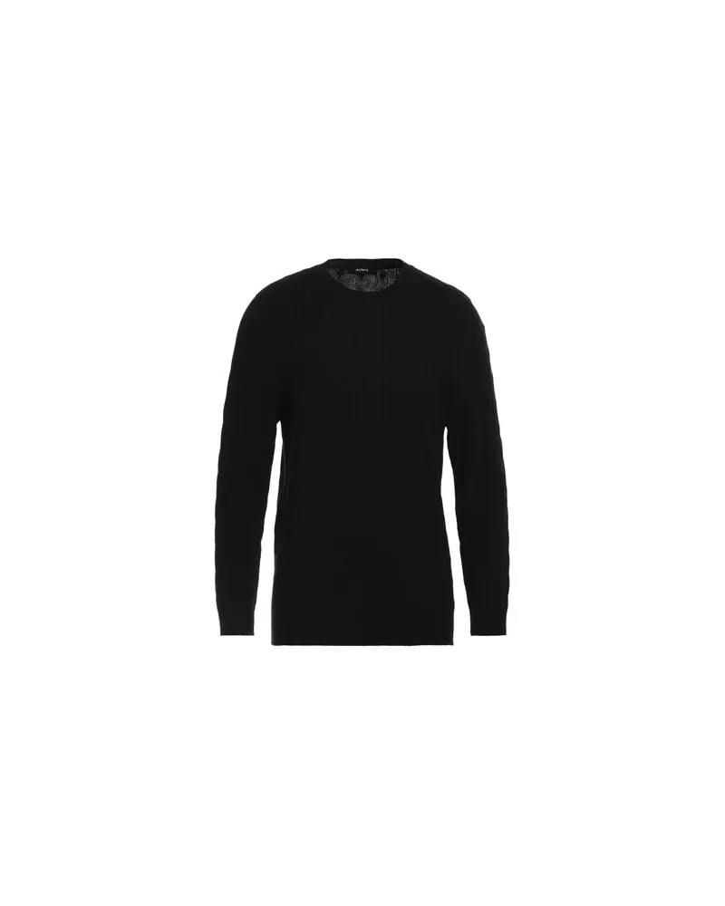 Alpha Studio STRICKWAREN - Pulloverauf YOOX.COM Schwarz