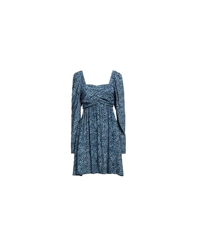 Ganni KLEIDER - Mini-Kleiderauf YOOX.COM Blaugrau