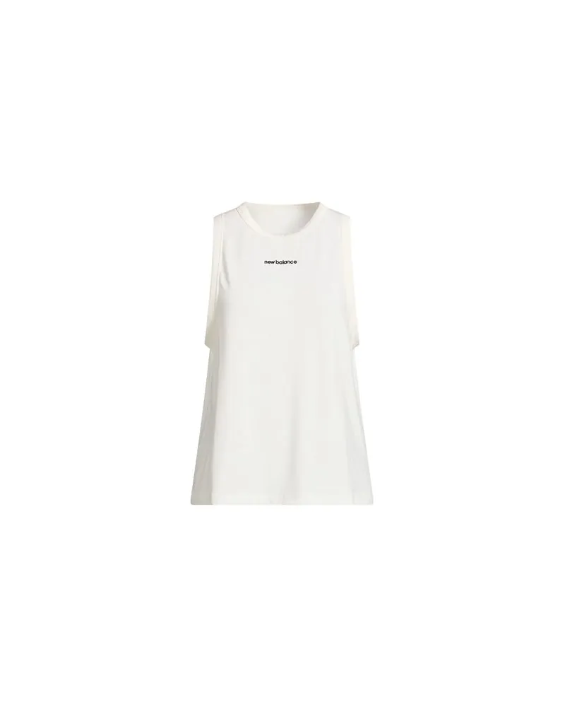 New Balance TOPS - Tank Topsauf YOOX.COM Elfenbein