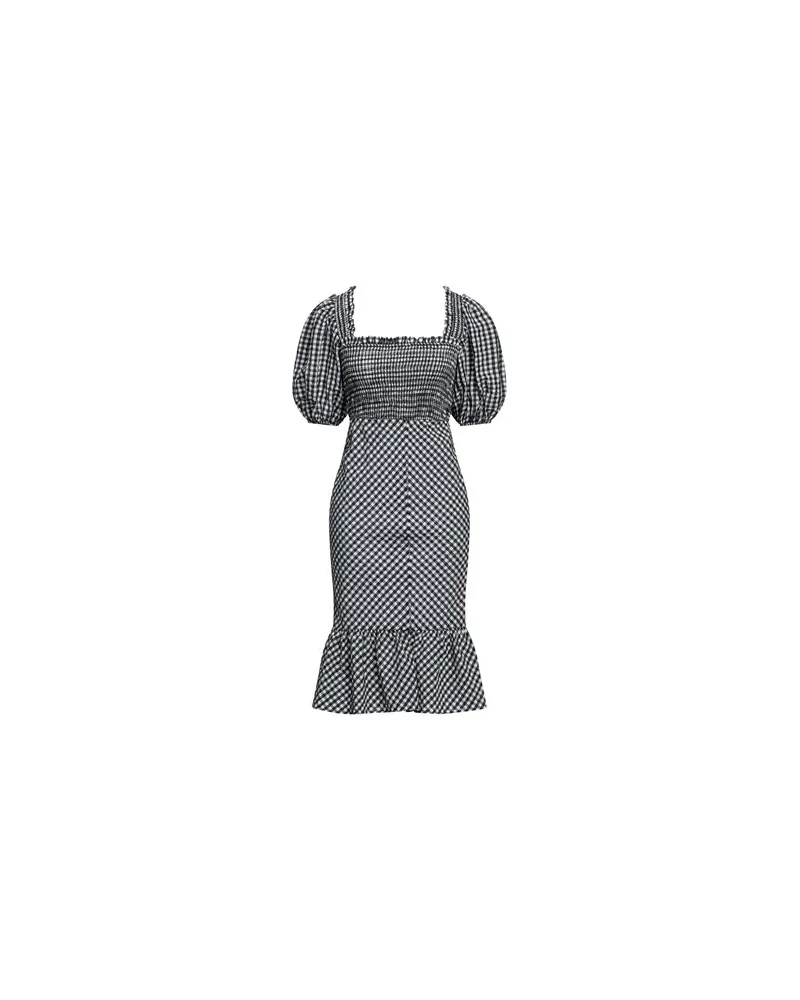 Ganni KLEIDER - Midi-Kleiderauf YOOX.COM Schwarz