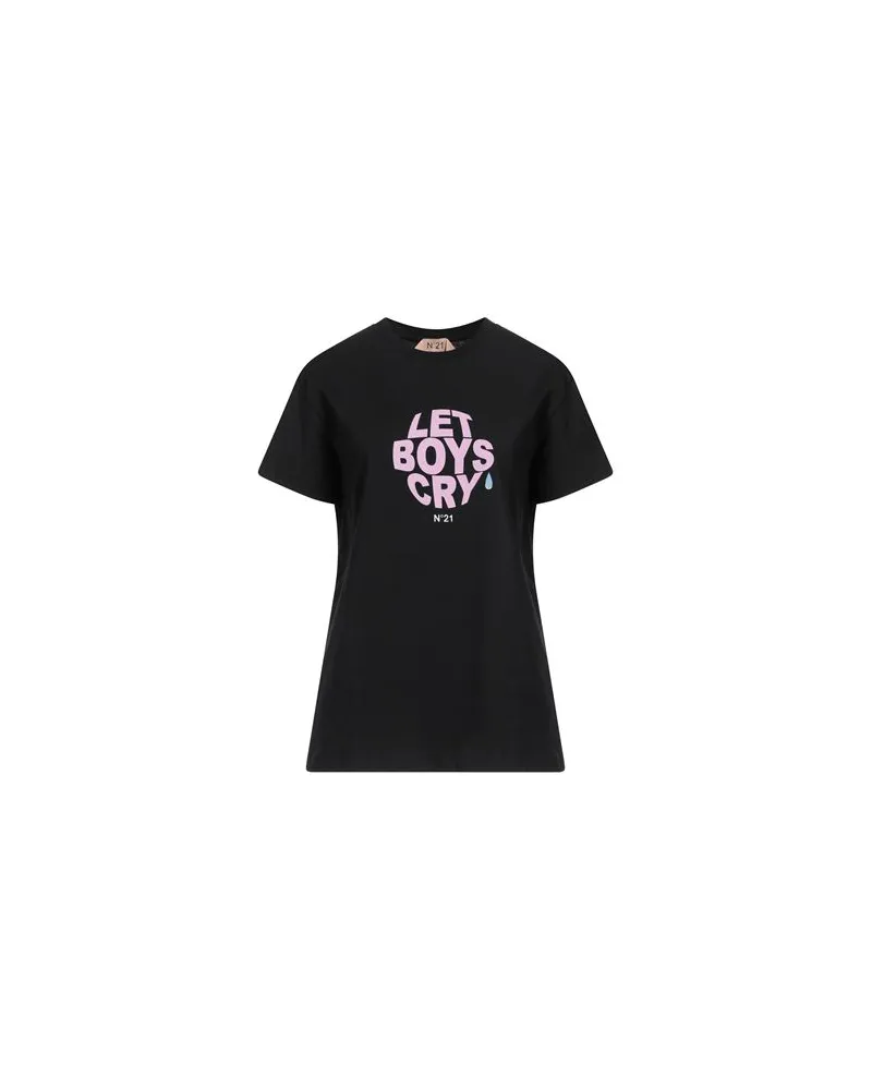 N° 21 TOPS - T-shirtsauf YOOX.COM Schwarz