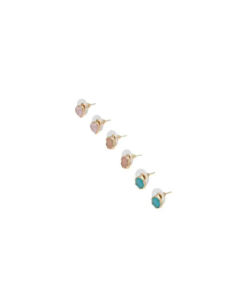 8 by Yoox DOUBLE COLOR MULTISHAPE EARRINGS  - SCHMUCK und UHREN - Ohrringeauf YOOX.COM Gold