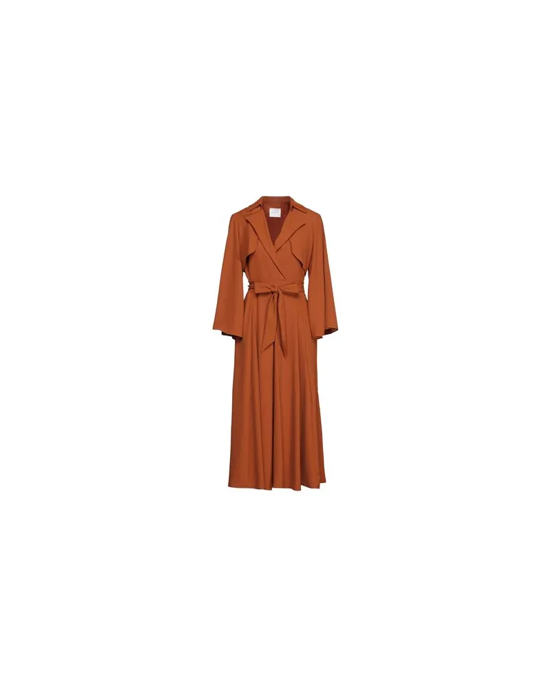 ANONYME designers KLEIDER - Midi-Kleiderauf YOOX.COM Rostrot