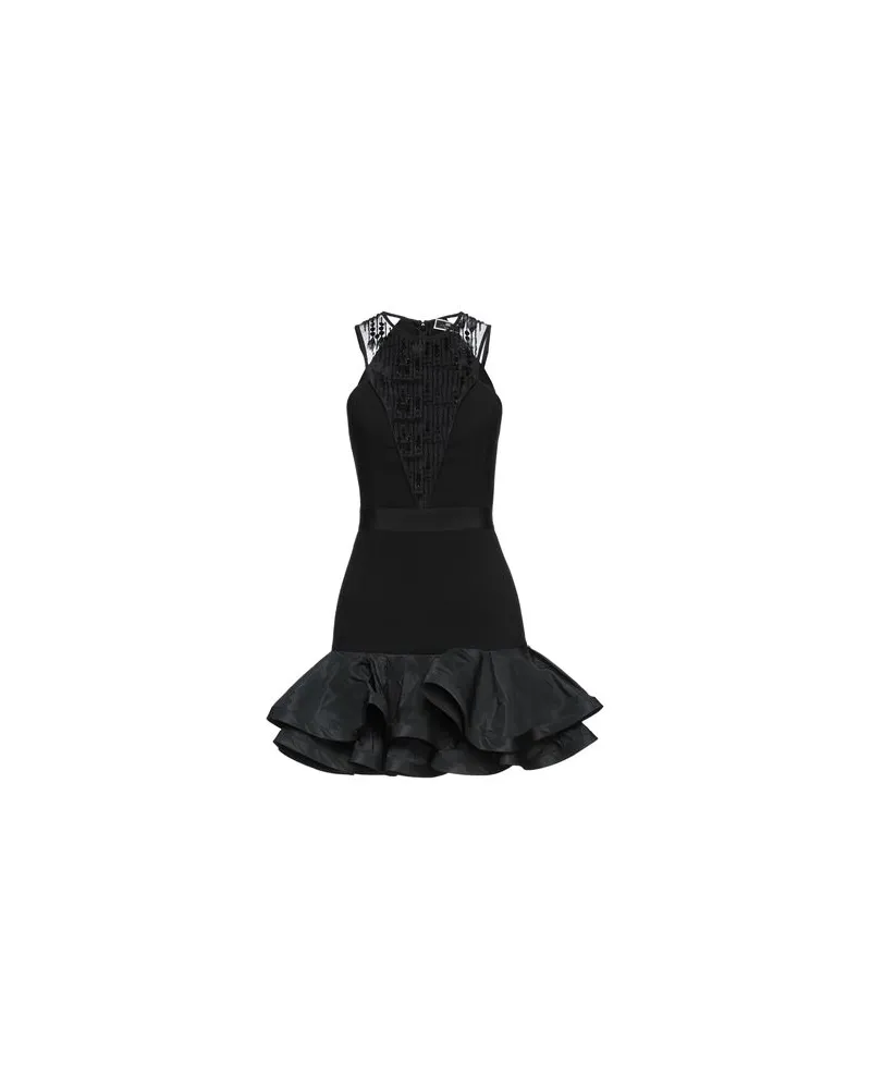 Elisabetta Franchi KLEIDER - Mini-Kleiderauf YOOX.COM Schwarz
