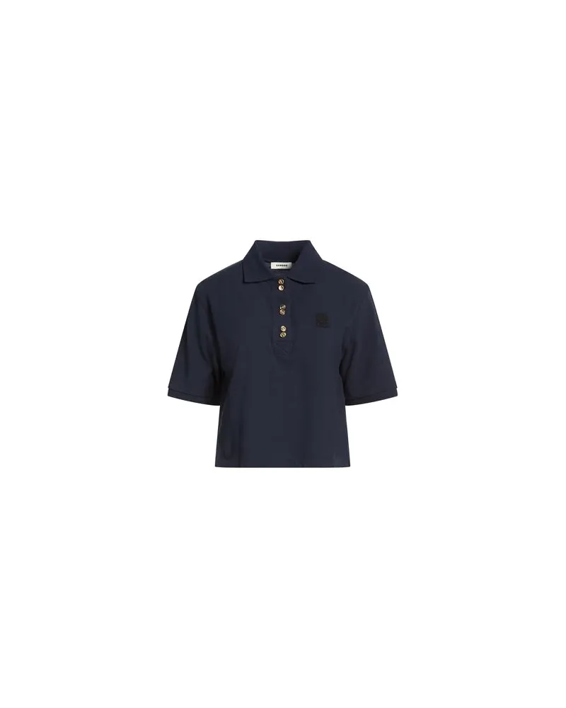 Sandro TOPS - Poloshirtsauf YOOX.COM Nachtblau
