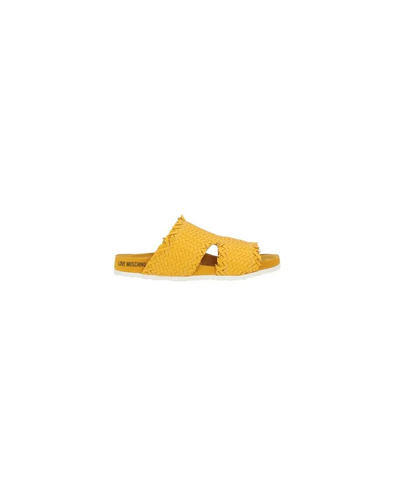 Moschino SCHUHE - Sandalenauf YOOX.COM Gelb