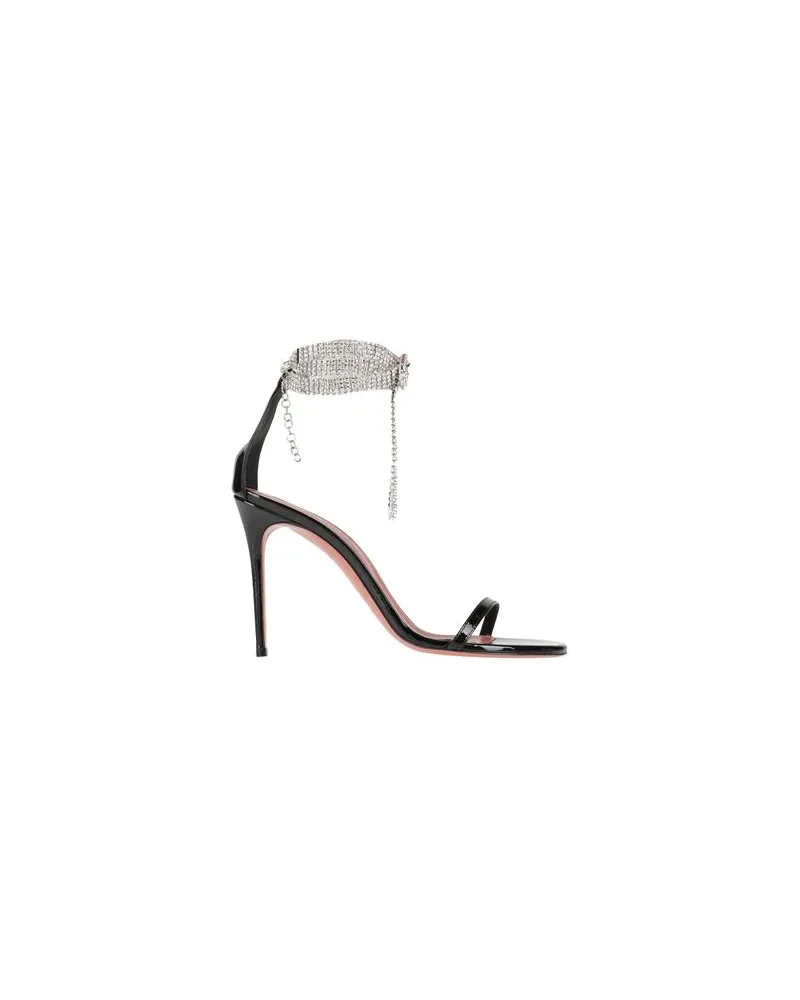 Amina Muaddi SCHUHE - Sandalenauf YOOX.COM Schwarz