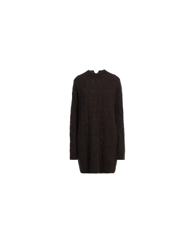 MARELLA MONOCHROME - KLEIDER - Mini-Kleiderauf YOOX.COM Dunkelbraun