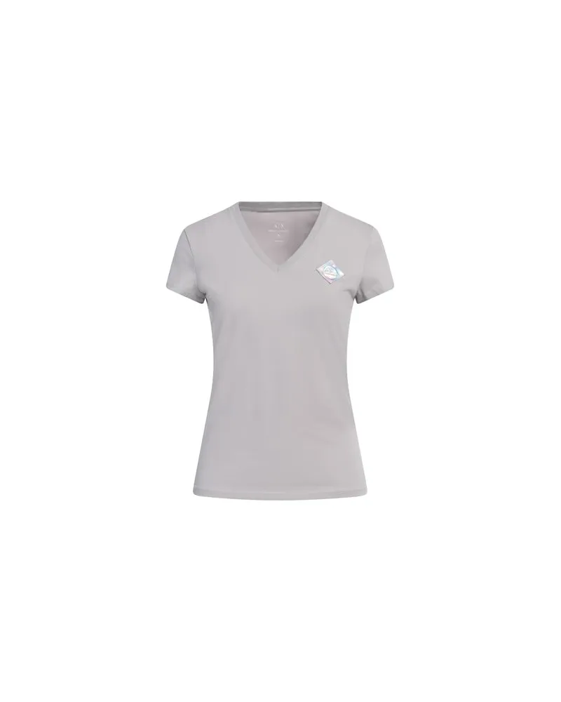 Armani Exchange TOPS - T-shirtsauf YOOX.COM Hellgrau