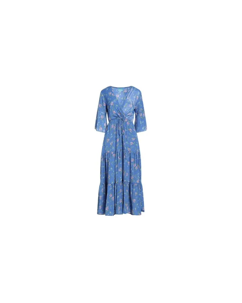 Iconique KLEIDER - Maxi-Kleiderauf YOOX.COM Hellblau