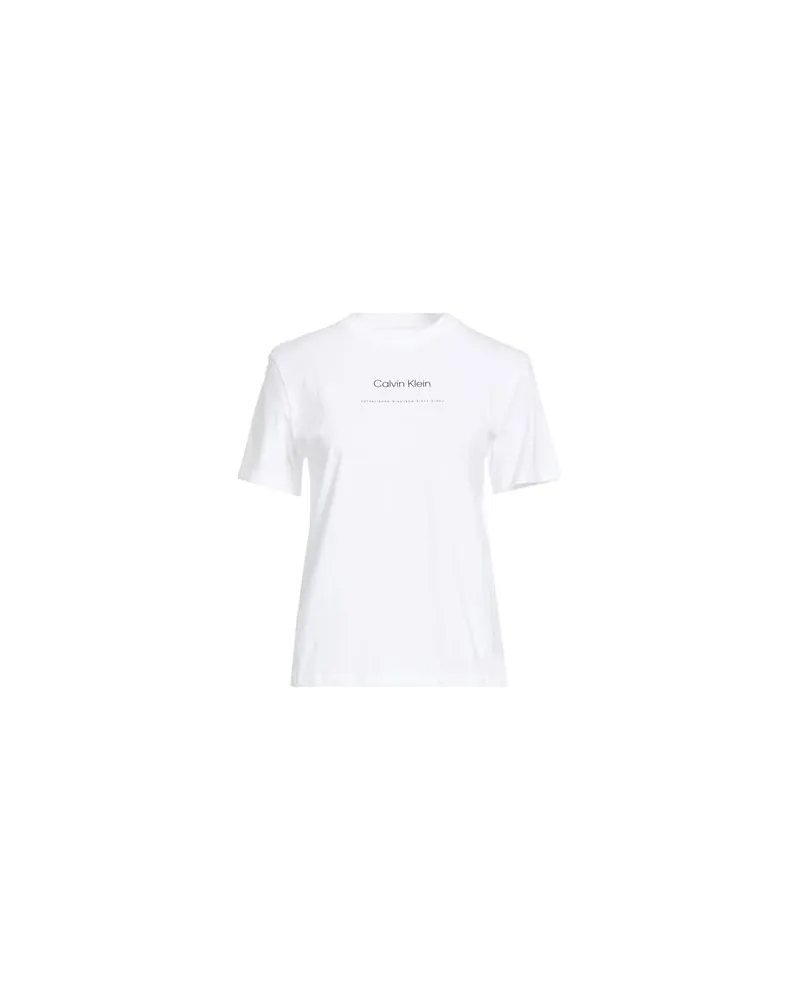 Calvin Klein TOPS - T-shirtsauf YOOX.COM Weiß