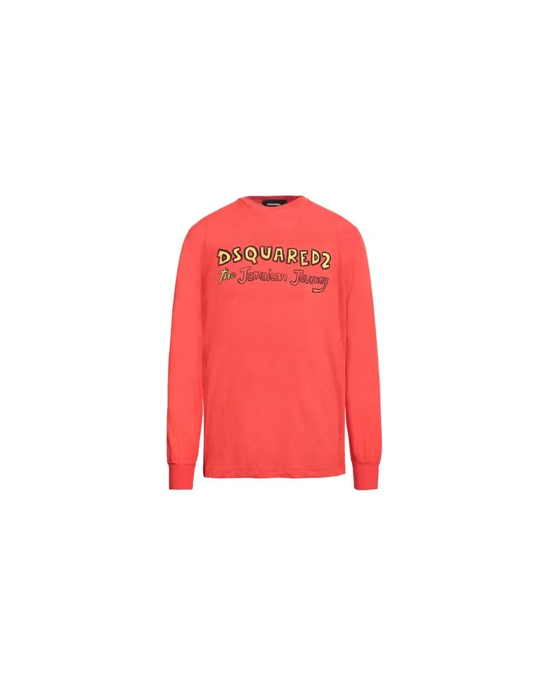Dsquared2 TOPS - T-shirtsauf YOOX.COM Tomatenrot