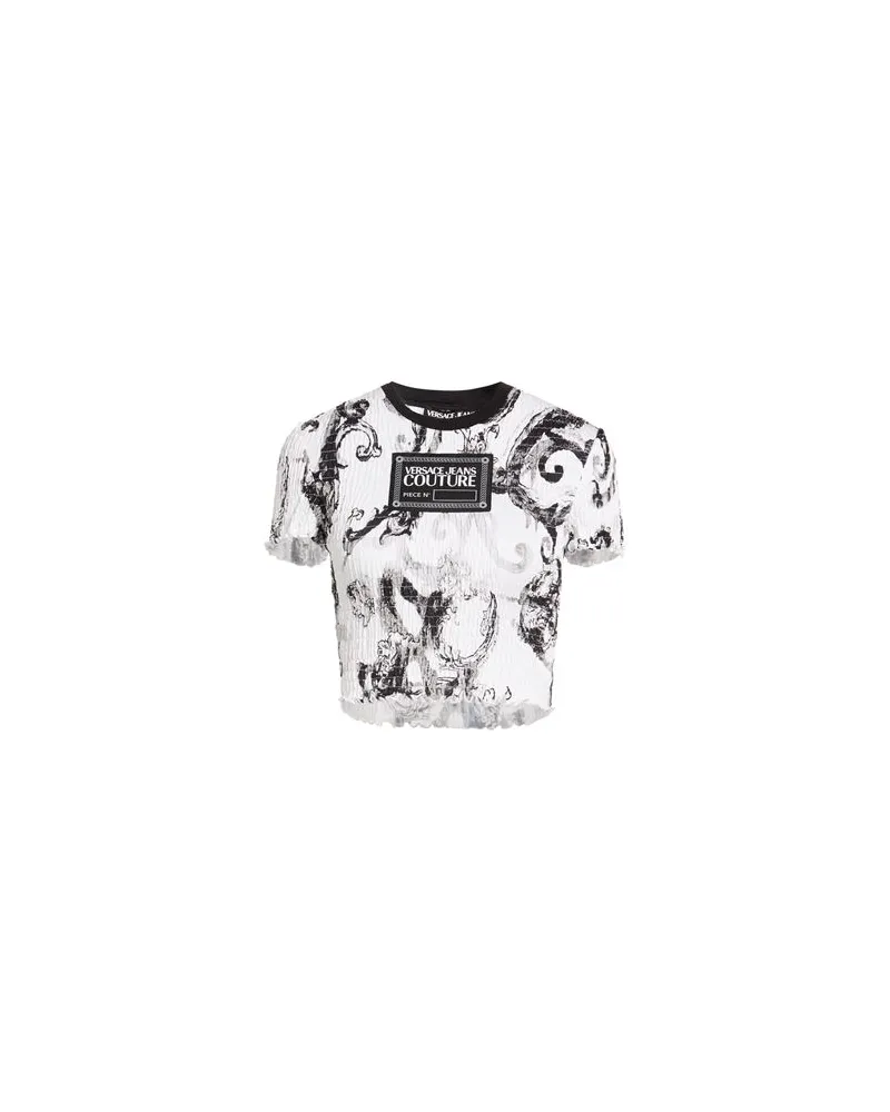 Versace Jeans TOPS - T-shirtsauf YOOX.COM Weiß