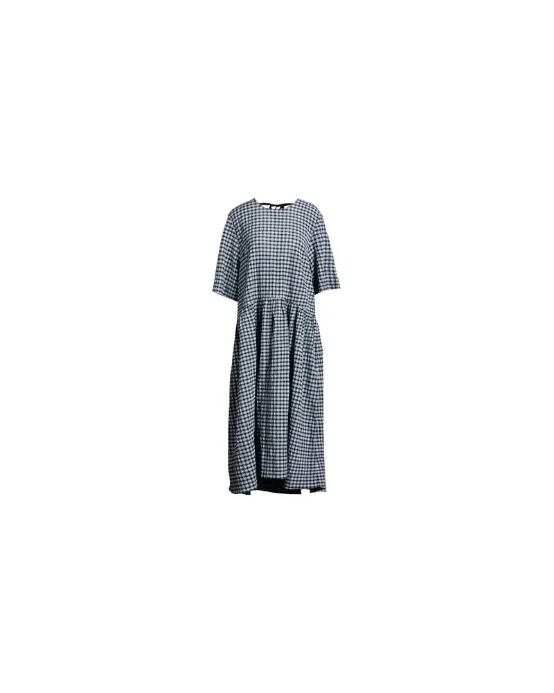 Ganni KLEIDER - Midi-Kleiderauf YOOX.COM Azurblau