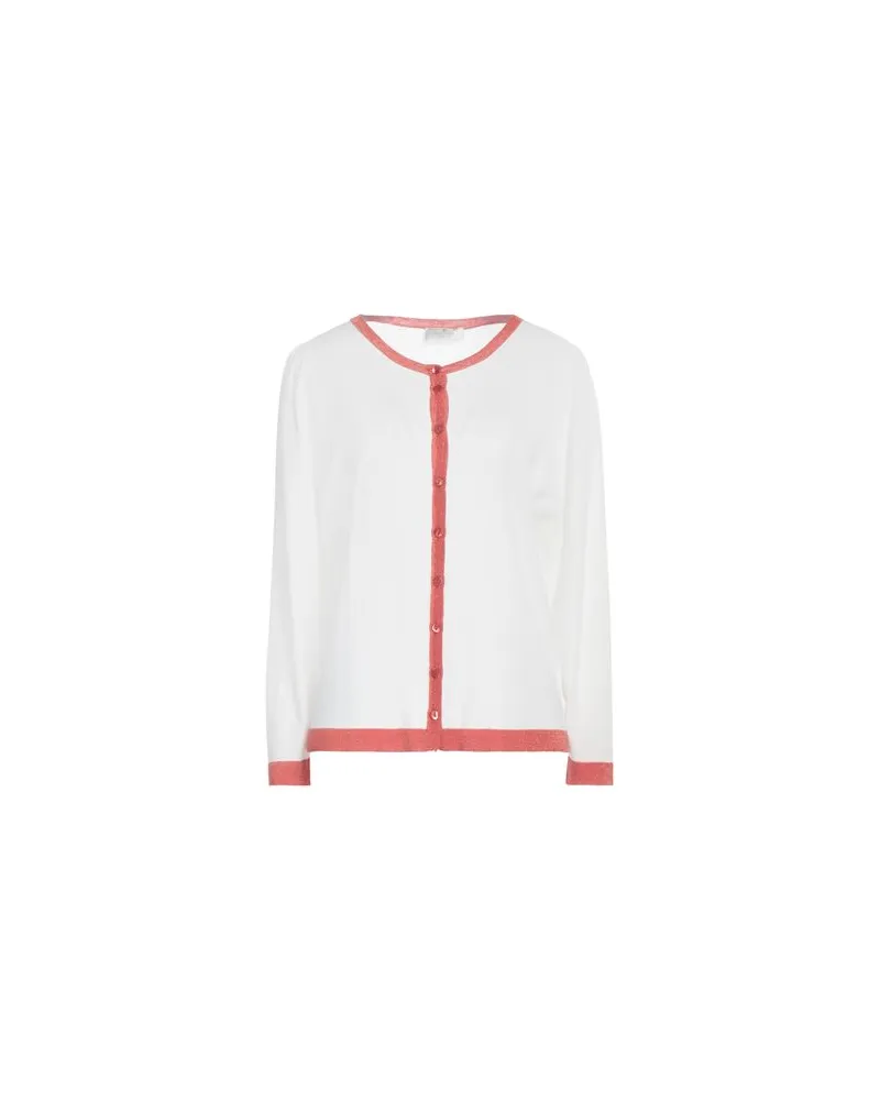 PANICALE Cashmere STRICKWAREN - Strickjackenauf YOOX.COM Weiß