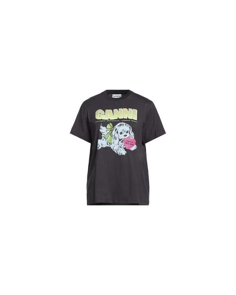 Ganni TOPS - T-shirtsauf YOOX.COM Braungrau