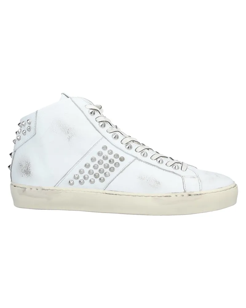 Leather Crown Sneakers Weiß