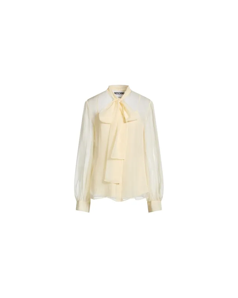 Moschino TOPS - Hemdenauf YOOX.COM Pastellgelb