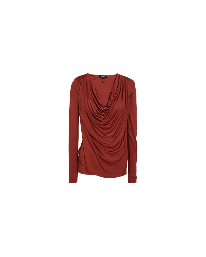 Byblos TOPS - T-shirtsauf YOOX.COM Rostrot