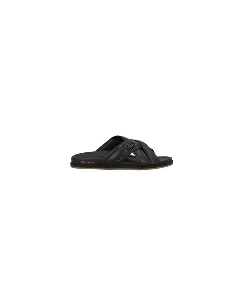 Santoni SCHUHE - Sandalenauf YOOX.COM Schwarz