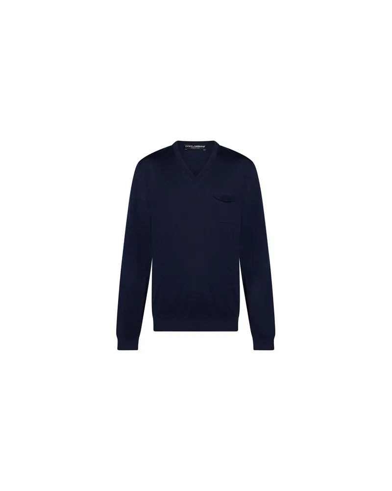 Dolce & Gabbana STRICKWAREN - Pulloverauf YOOX.COM Marineblau