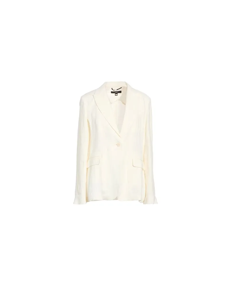 Max Mara ANZÜGE und CO-ORDS - Blazersauf YOOX.COM Cremeweiß