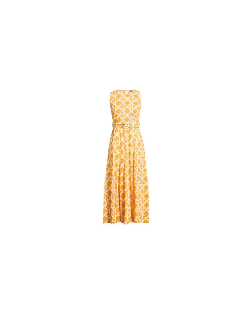 Diane von Furstenberg KLEIDER - Midi-Kleiderauf YOOX.COM Mandarine