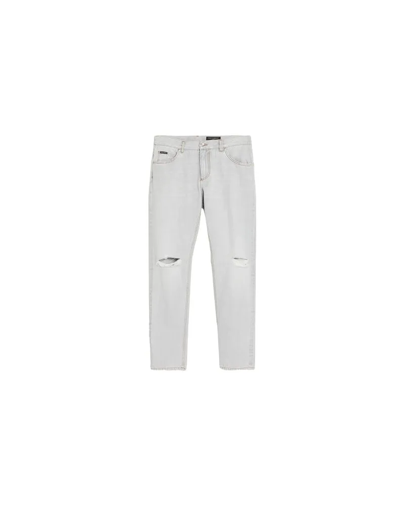 Dolce & Gabbana HOSEN & RÖCKE - Jeanshosenauf YOOX.COM Grau