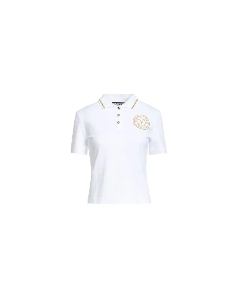Versace Jeans TOPS - Poloshirtsauf YOOX.COM Weiß