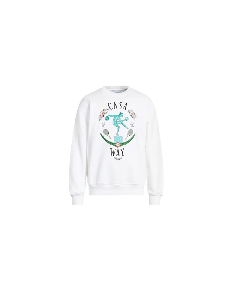 Casablanca Paris TOPS - Sweatshirtsauf YOOX.COM Weiß