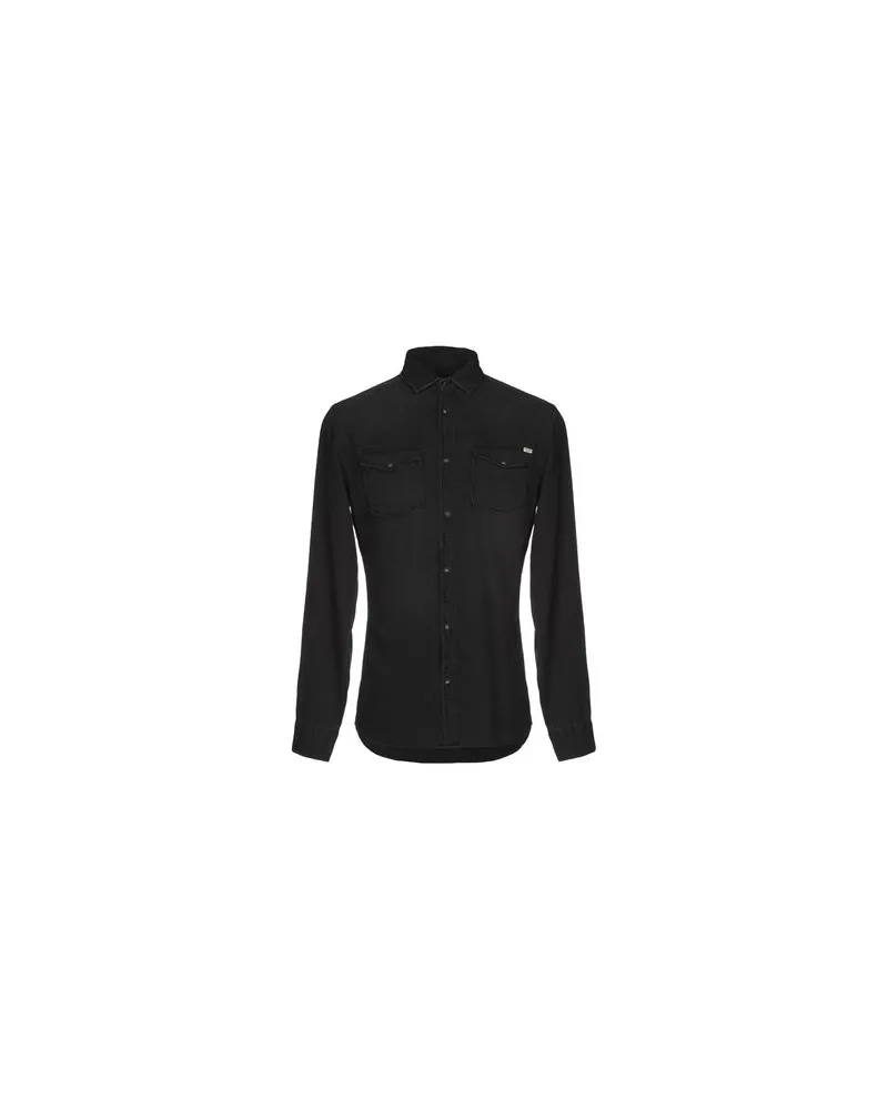 Jack & Jones TOPS - Jeanshemdenauf YOOX.COM Schwarz