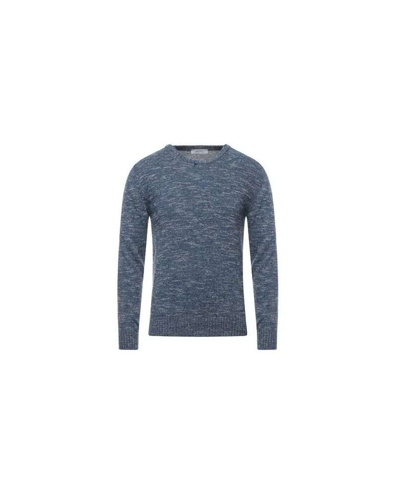 Alpha Studio STRICKWAREN - Pulloverauf YOOX.COM Blau
