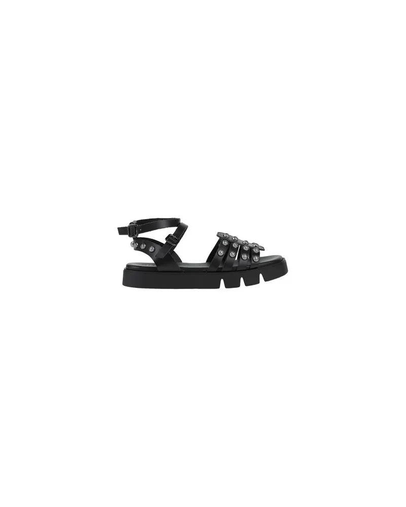 FRAU SCHUHE - Sandalenauf YOOX.COM Schwarz